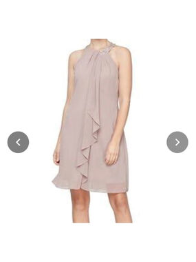 S.L. Fashions Sz 10 NWT Jewel Halter Dress MSRP$138